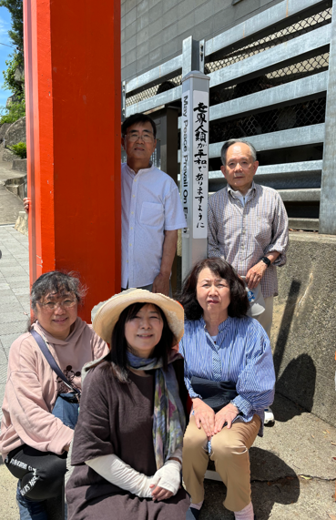 千光寺ピースポール補修2025.6.15 (1)